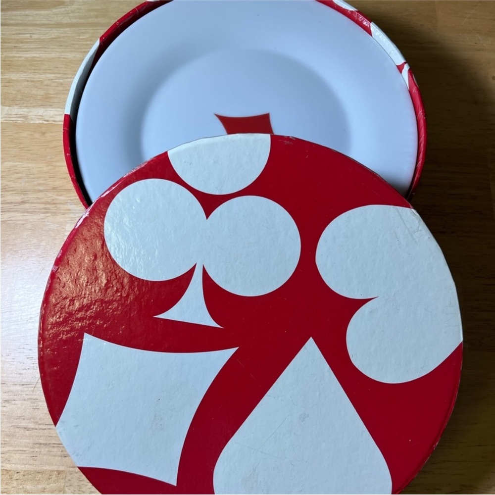 Indigo cocktail plates